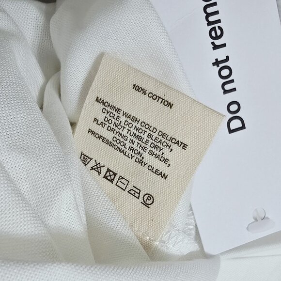 NWT Rumored - M - Ex-Boyfriend Oversized Button Up Shirt In White - Picture 7 of 7